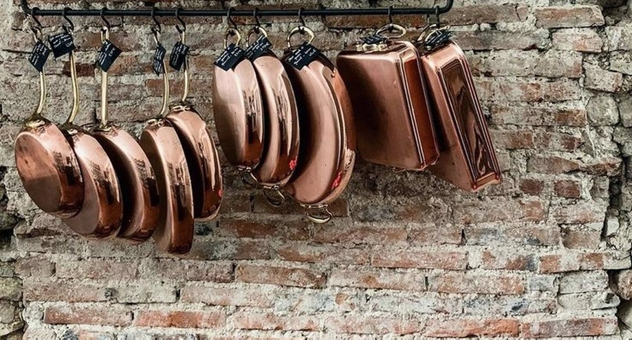 antique copper pots collection